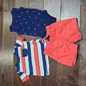 Carters 3 piece outfit size 3-6 months